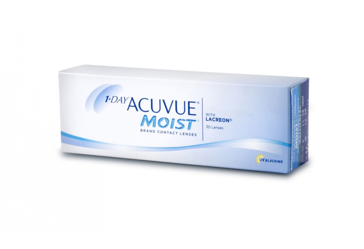 Ημερήσιοι Φακοί Επαφής Johnson & Johnson Acuvue 1 Day Moist (30 Φακοί)